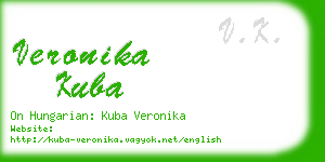 veronika kuba business card